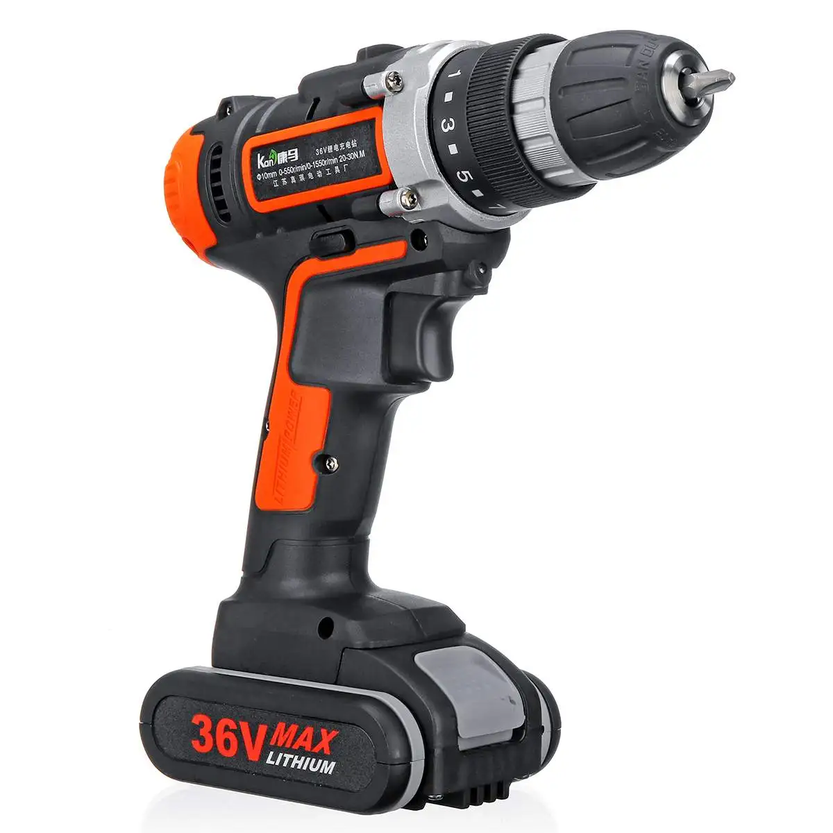 

Display 36V Cordless Charging Drill Electric Screwdriver Household Electric Screwdriver with Package 1 Battery
