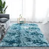 RULDGEE Tie-dye Carpet Shaggy Plush Floor Fluffy Printed Mats For KIDS Faux Fur Area Rug Living Room Mats Absorption Alfombra ► Photo 3/6