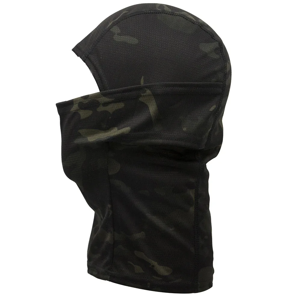 Наружная маска для лица с защитой от ультрафиолета, быстросохнущая камуфляжная Ветрозащитная маска для езды на велосипеде, шарф для защиты шеи, военная шапка для защиты головы - Цвет: 3