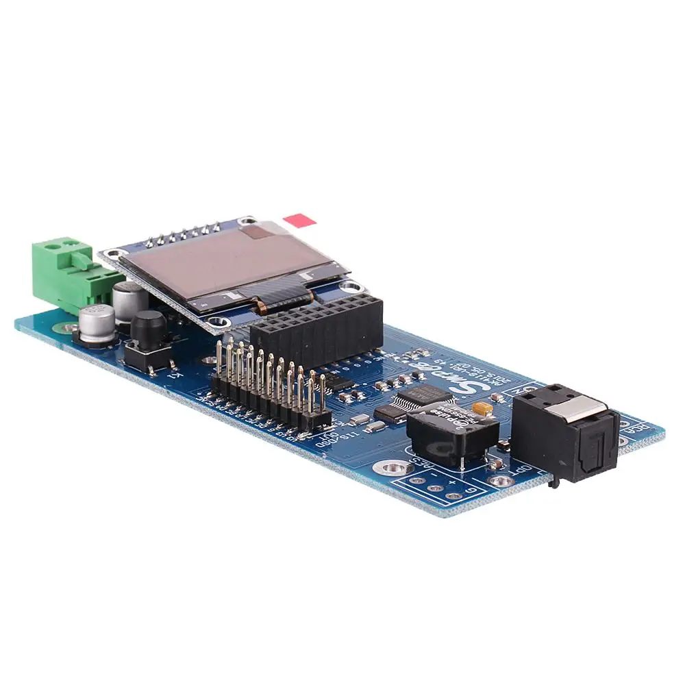 Digital Receiver Board AK4118 Audio Decoder DAC SPDIF to IIS Coaxial Optical USB AES EBU Input XMOS Amanero with 1.3inch OLED