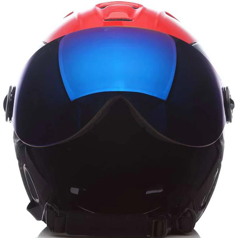 Премиум бренд мужской/женский/детский лыжный шлем/очки маска сноуборд шлем мото велосипед скейтборд снегоход лыжи Спортивная безопасность