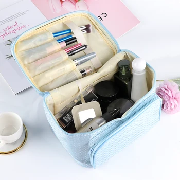 

1PC Makeup Bag Large Capacity Cosmetic Beautician Case Professional Handle Organizer Travel Kit Storage Toiletry Handbag