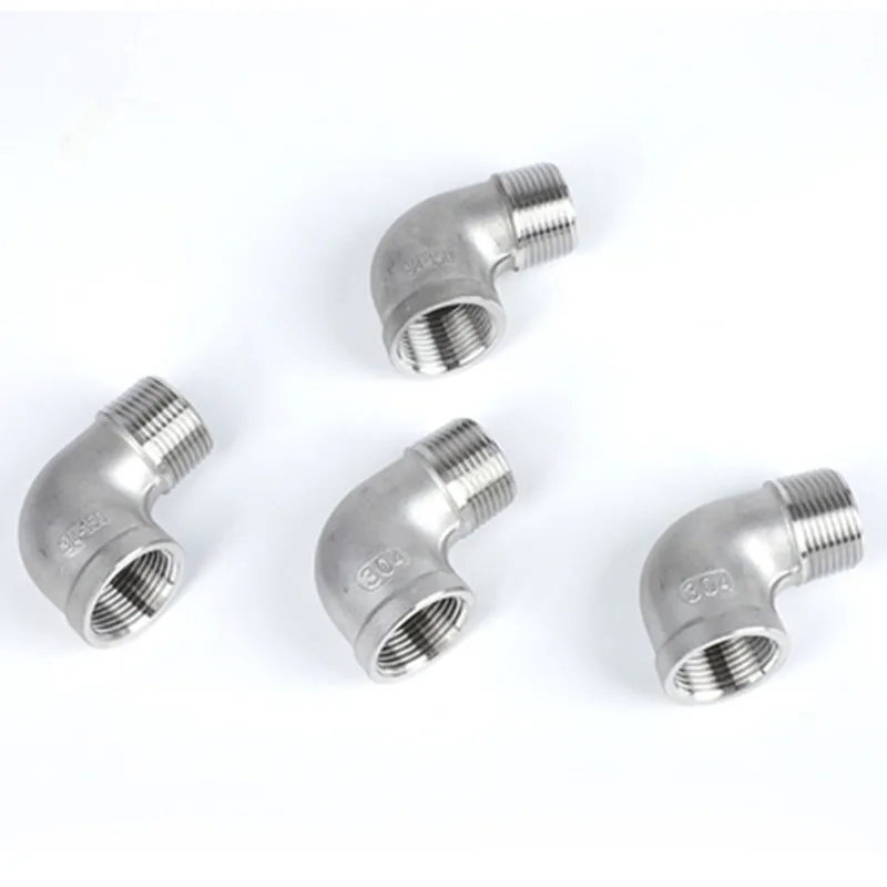 1/8" 1/4" 3/8" 1/2" 3/4" 1" Female x Male Thread Street Elbow 90 Degree Angled SS 304 Stainless Steel Pipe Fitting Connectors pipe fitting,hose pipe fitting