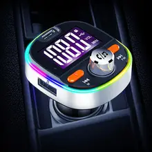 QC3.0 Быстрая зарядка Автомобильный MP3-плеер Bluetooth 5,0 fm-передатчик светодиодный автомобильный радиоприемник