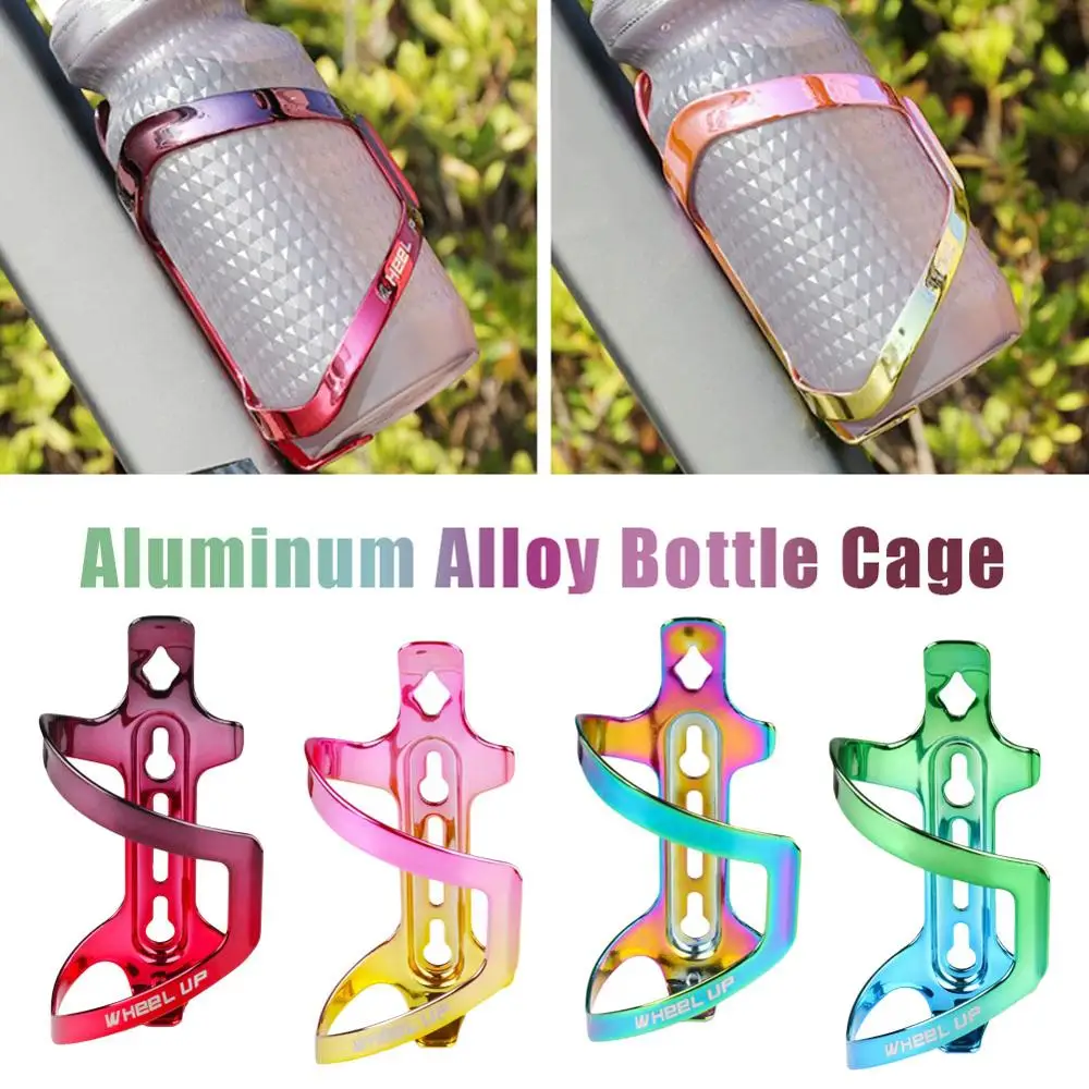 

Colorful Bicycle Water Bottle Holder High Strength Aluminum Alloy Rainbow MTB Road Bike Water Bottle Cage Cycling Accessories