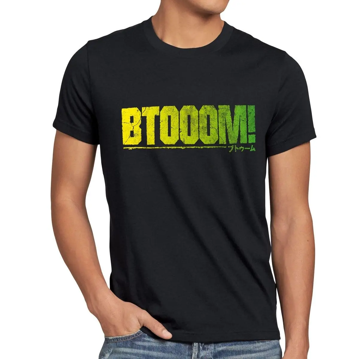 BTOOOM! Herren футболка manga аниме explosion insel game spiel bomben swort art мужские футболки летний Стиль