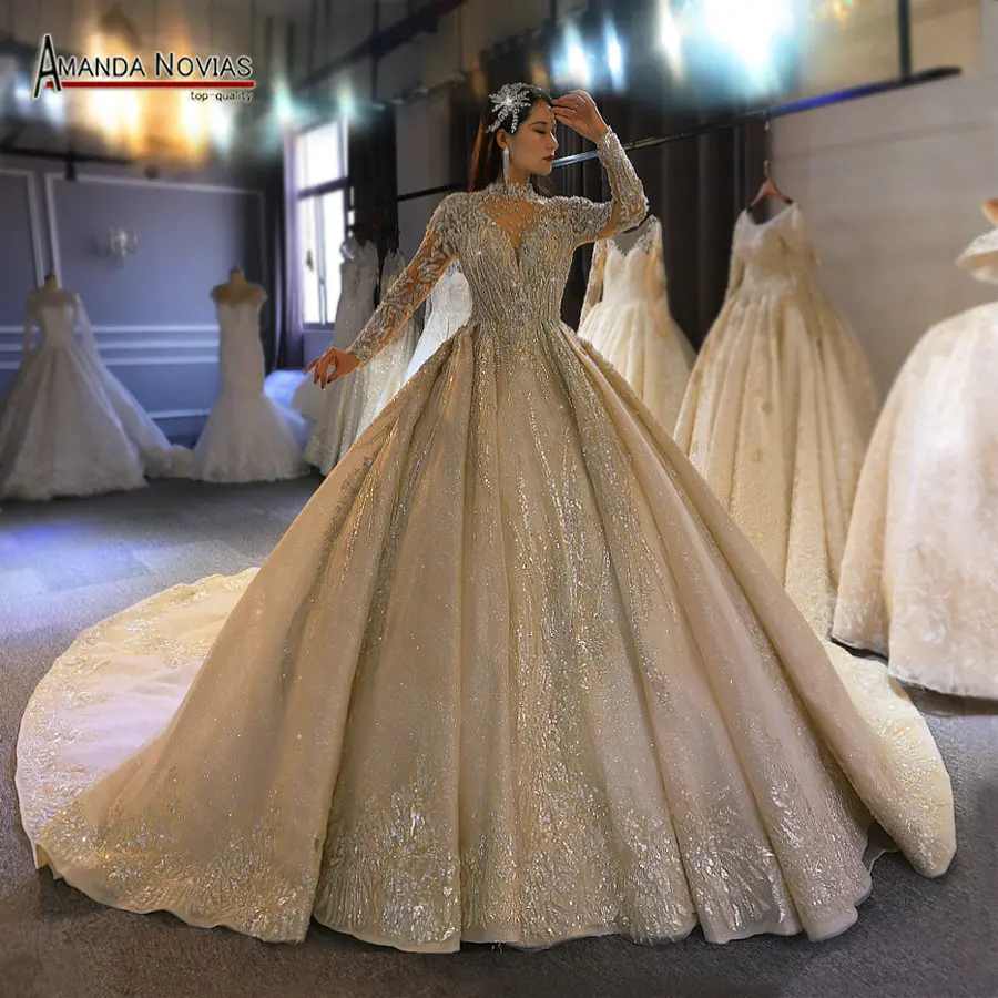 Свадебное Платье Аманда Novias золотистое платье для свадебной церемонии