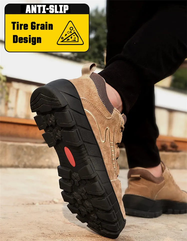 **MEN SAFETY WORK STEEL TOE CAP HIKER SHOES TRAINERS BOOT ANKLE TAV2 SIZE 6-12UK 