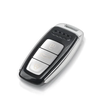 Cover chiate/telecomando per Audi A1 A2 A3 A4 A4L A5 A6 A6L A7 A8 A8L Q5 S7 S8 2017 2018 2019 sostituzione Smart Remote Car Key Shell Cover Case - KEYYOU per Audi A1 A2 A3 A4 A4L A5 A6 A6L A7 A8 A8L Q5