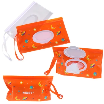 

Fashion Wipes Carrying Case Clutch and Clean Wet Wipes Bag for Stroller Cosmetic Pouch with Easy-Carry Snap-Strap 30 Models