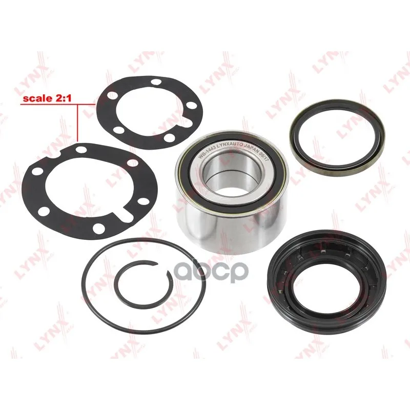 Подшипник Полуоси Задней С Abs(45/44x40x80) Подходит Для Toyota Land Cruiser(90) 2.7-3.4 95-02 Wb-1443 LYNXauto арт. WB-1443