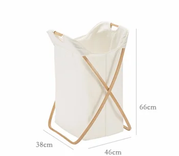 

Bamboo frame laundry basket laundry basket laundry basket storage box from 50