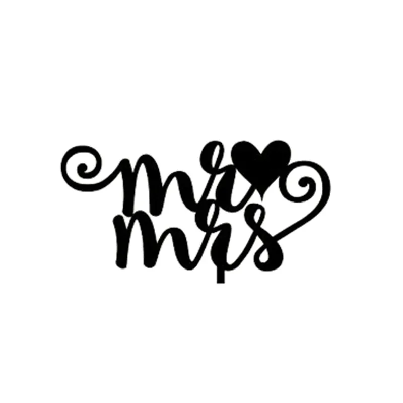 16 видов стилей MR MRS свадебный торт стенд Топпер красивый Mr& Mrs Свадебные украшения для дома отель свадебные вечерние