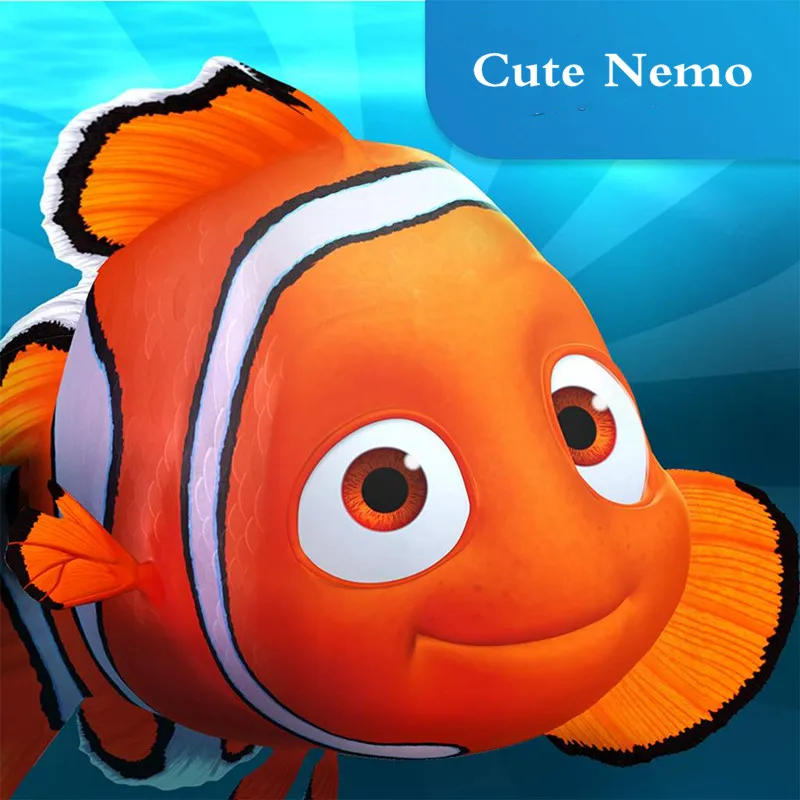 NewStyle Большой Плавающий спрей Nemo вода для ванной игрушки детской ванны мягкая