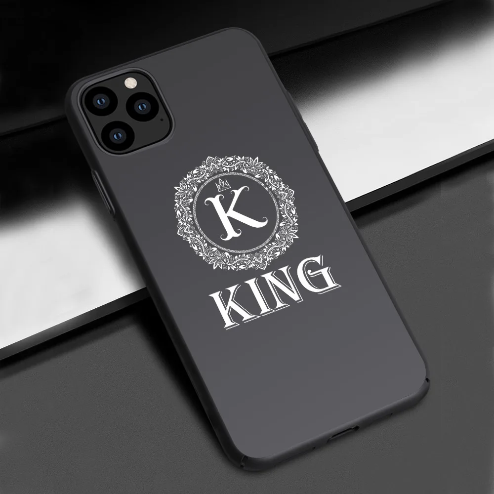 Модный чехол King queen для Fundas iPhone 11 Pro Max, чехол для iPhone XR 6S SE 7 8 Plus XS Max чехол для iPhone 8 Plus - Цвет: 02