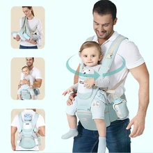 Эргономичный рюкзак-кенгуру для переноски ребенка, сумка-кенгуру для переноски на талии для новорожденных, сумка-кенгуру для путешествий 0-36 м