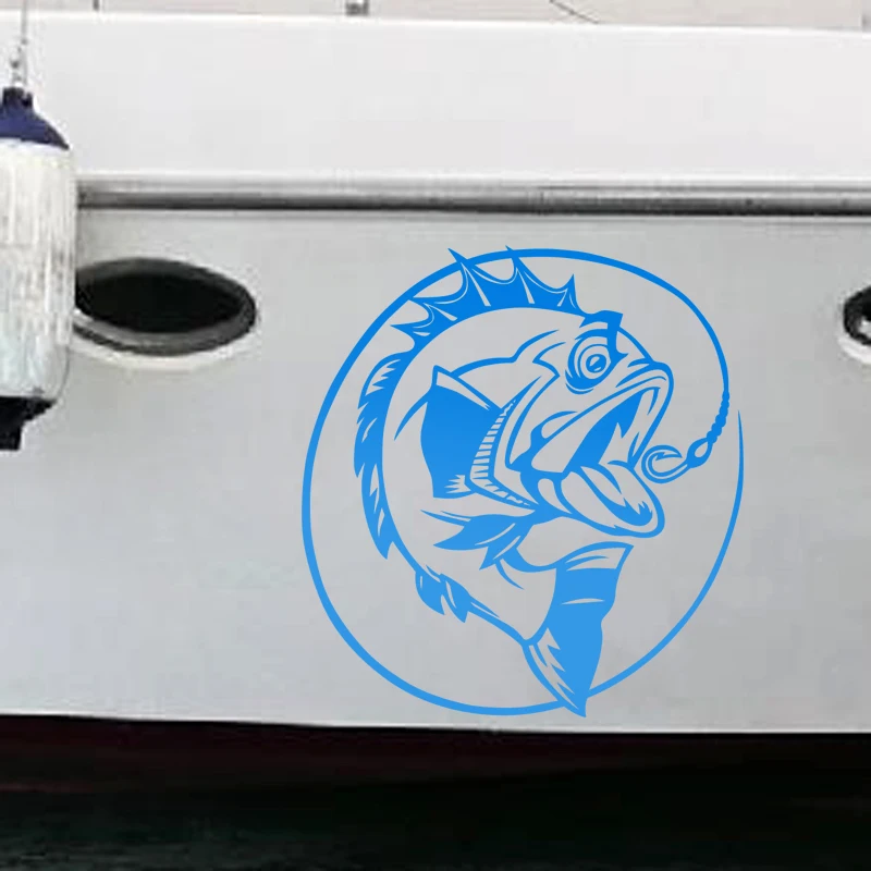 Go Fishing Sticker Bass Decal Bucket Tackle Shop Fishhook Fish Tank Boat  Box Car Vinyl Fishing1001 - Wall Stickers - AliExpress