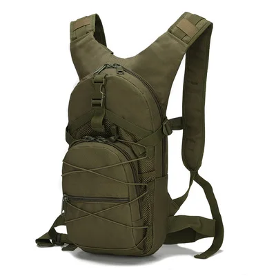 15л военный рюкзак, тактический Молл походный велосипедный рюкзак, водонепроницаемая армейская велосипедная сумка, альпинистский рюкзак для кемпинга - Цвет: Army Green