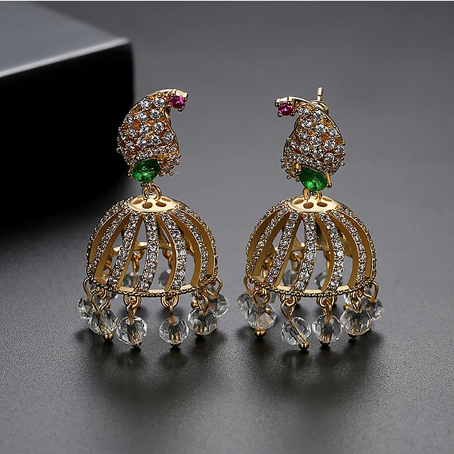 Desi Silver Diamond Jhumki/ Medium Jhumka Tikka Set/ Red CZ Jhumka/ Indian  Jewelry/ Jumkas / Indian Earrings/ American Diamond/ Crystal Ear - Etsy