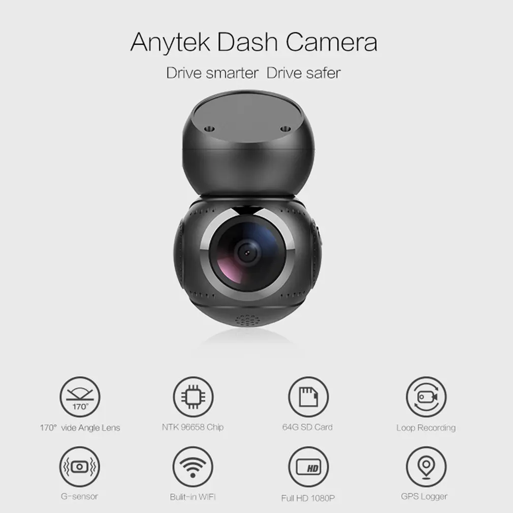 G21 170 градусов объектив 1080P Full HD NTK96658 WiFi Автомобильный видеорегистратор видео регистратор Обнаружение движения gps авторегистратор