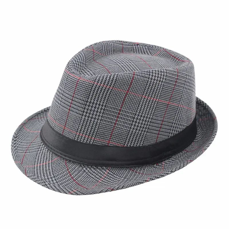 2019 Fashion Fedora Jazz Hat Men Vintage Spring Summer Hat Panama Cap Bowler Hats Cap Outdoor Sun hat gorro black fedora