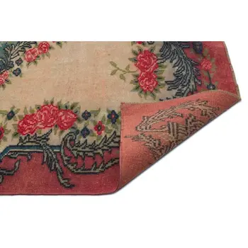 

Handmade Natural Vintage Turkish Area Rug 164x222 Cm-5'5''X7'3''
