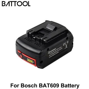 

Battool 18V 6000mah Rechargeable Li-ion Battery For Bosch BAT618 18V Battery Backup Portable Replacement BAT609 Tools Battery