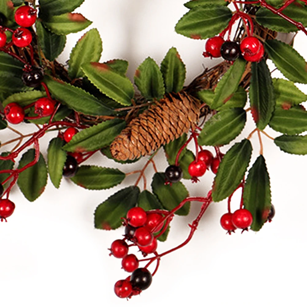 Pinecones Grape Twig Berries Festival Supplies Door Hanging Hanging Wreath Garland Christmas Decorations
