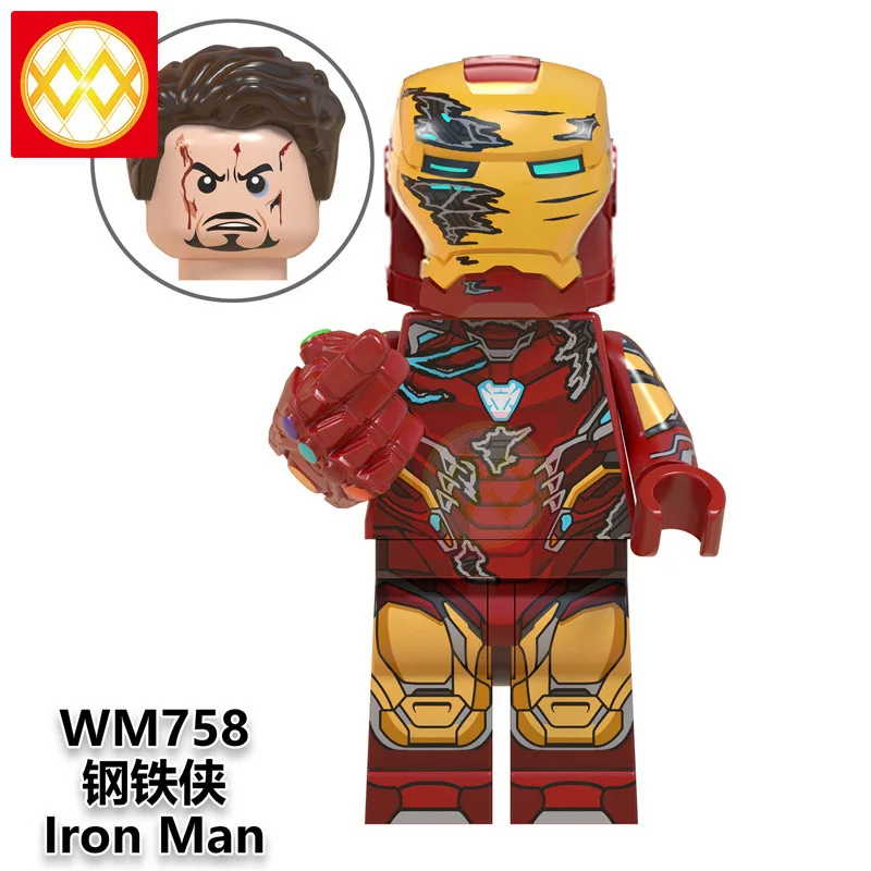 

WM6068 Blocks Iron Man Captain America Black Panther Shuri Hawkeye Carter Howard Gamora Building Blocks Gift Toys For Children