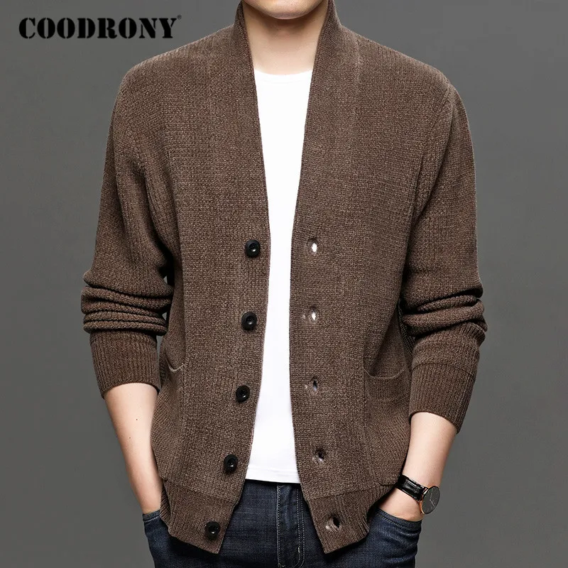 COODRONY Turtleneck Sweater Coat Men Fashion Streetwear Cardigan Men Autumn Winter New Arrival Soft Warm Knitted Cardigans C1195 COODRONY Turtleneck Sweater Coat Men Fashion Streetwear Cardigan Men Autumn Winter New Arrival Soft Warm Knitted Cardigans C1195