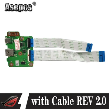 

Original FOR ASUS C423NA C523NA C523 Notebook IO Board USB Small Board with Cable REV 2.0