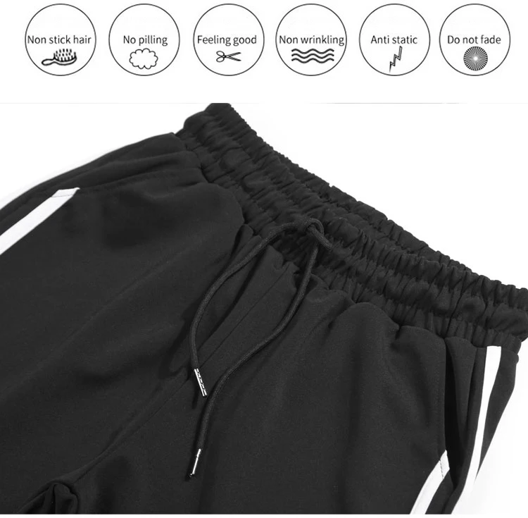BIVIGAOS New INS Trendy Fashion White Stripe Sports Pants Joggers Women Sweatpants Spring Autumn Slimming Casual Harem Pants