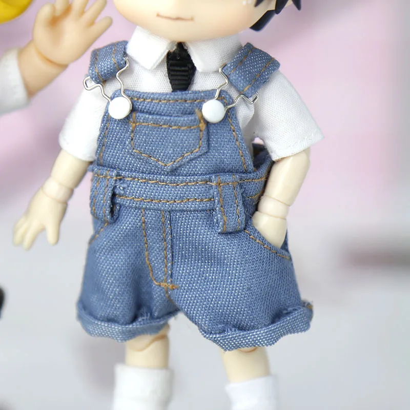 Jasmine 1/8 BJD маленький красный капюшон ob11 детские брюки джинсы ГСК глина голова