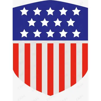 

Diamond Painting Round Drill 5D DIY Embroidery Military American Flag Shield Embroidery Art Hobby Art Kits Present