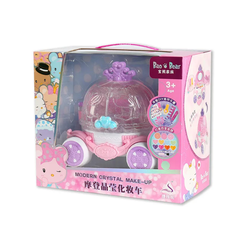 

Xiong Family 68801 Children Model Makeup GIRL'S Makeup Car Manicure DIY Play House Educational Toy