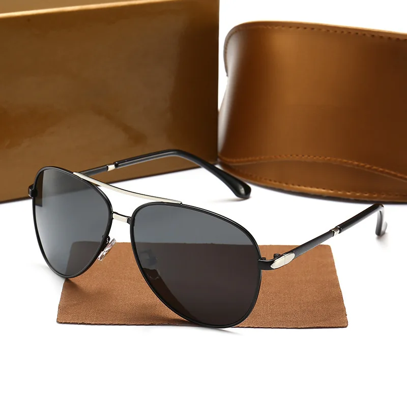 

2019 New Style Men Polarized Sunglasses Cool Driver Driving Sunglasses Glasses for Riding Retro Aviation Sunglasses