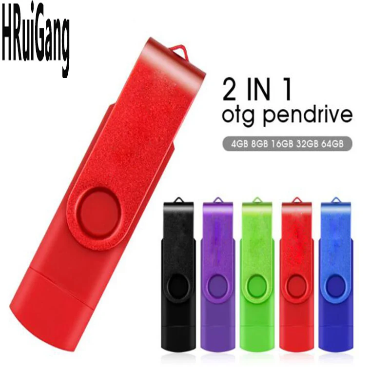 Вращающийся u диск OTG usb флэш накопитель 64G 32G 16G 8G 4G флеш type c накопители карта