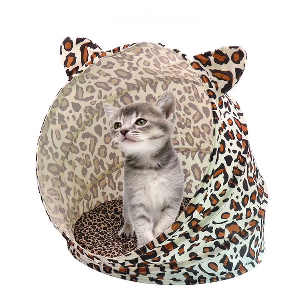 leopard cat bed