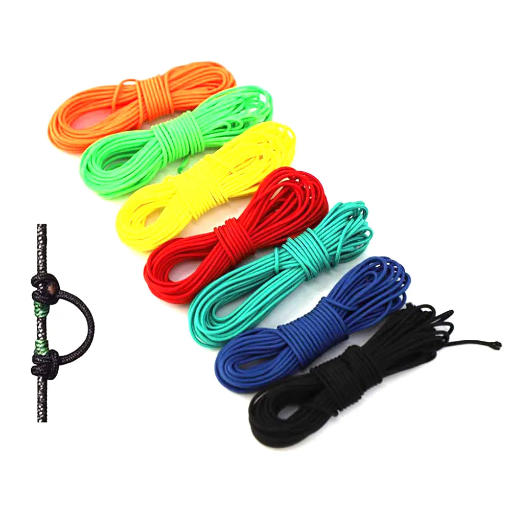3m Archery Compound Bow D Ring Rope String Release Rope Bowstring Aid Bundle