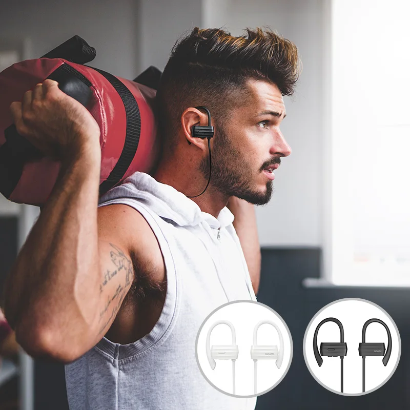 GGMM Bluetooth беспроводные наушники IPX4 водонепроницаемая Спортивная гарнитура с
