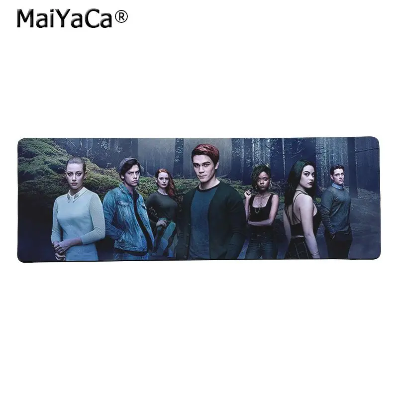 Lock Edge 40X90cm Maiya ТВ высокого качества ривердейл южная сторона змеи офисные мыши геймер мягкая мышь прокладка резиновая ПК Компьютерная игровая мышь коврик - Цвет: Lock Edge 40X90cm