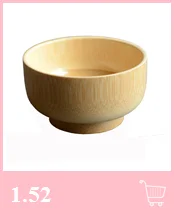 1PCS Japanese Wooden Bowl Family Children's Rice Bowl Soup Bowl Solid Wood Tableware Handicraft Art Work Decoration Bowls Y1