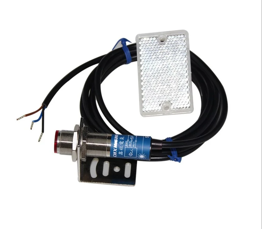 M18 Laser Sensor Feedback Reflex Photoelectric Switch Sn-4m 200mA 10-30VDC Visible Light SYM18J-4SN1/4SP1 | Электроника
