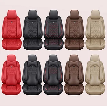 

Fully enclosed PU leather four season universal seat spray gun cover waterproof mat perfectly matches model car inter accessorie