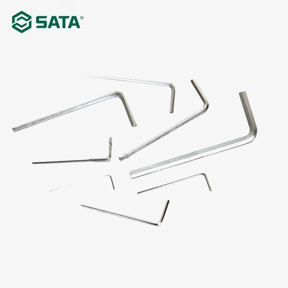 SATA 8pc мини набор шестигранный ключ хром ванадиевая сталь шестиугольный угловой шестигранный набор 0,7-4 мм 09119