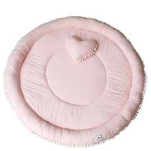 Land Pad для Северной Европы, домашний интерьер, помпон из чистого хлопка, круглая трехмерная посылка, утолщенная детская