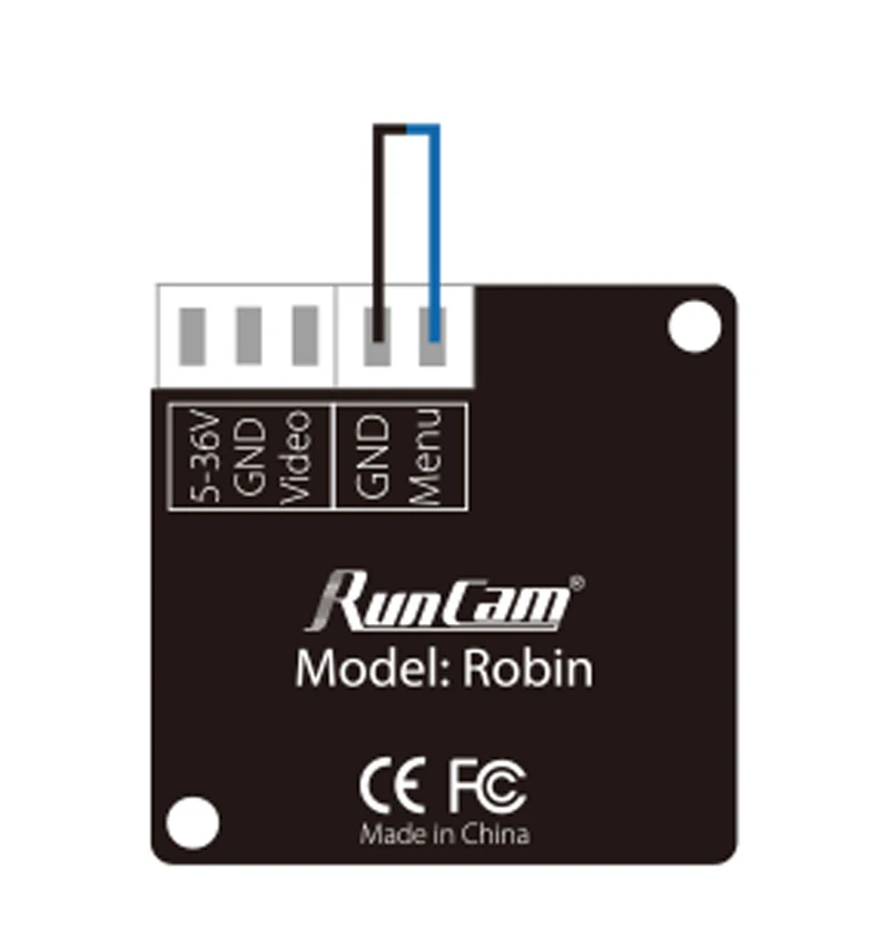 RunCam Robin camera 700TVL 1,8/2,1 мм FOV 160/145 градусов 4: 3 NTSC и PAL переключаемая cmos-камера для fpv-полетов камеры