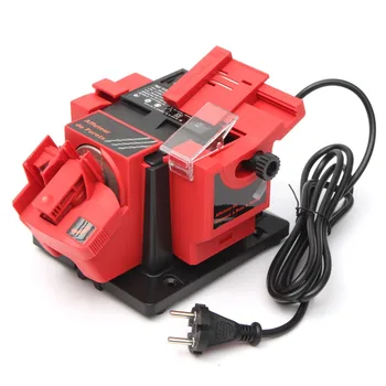 Buy 220V 96W Multi-Function Electric Sharpener Drill Knife Scissor Chisel Planer Sharpener Machine Grinding Tool Set EU Plug