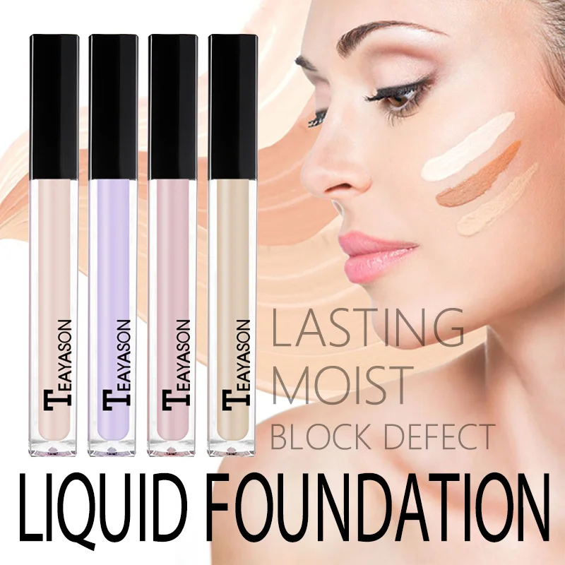 

Face Base Makeup Primer Waterproof Liquid Concealer Cream Foundation Pores Dark Circles Oil-control Perfect Cover Face Cosmetics