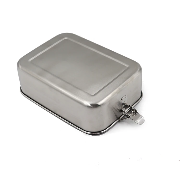 Chanovel Ланч-бокс для детский пищевой контейнер Bento box 304 из нержавеющей стали для хранения тепловой металлической коробки с подвижным разделителем
